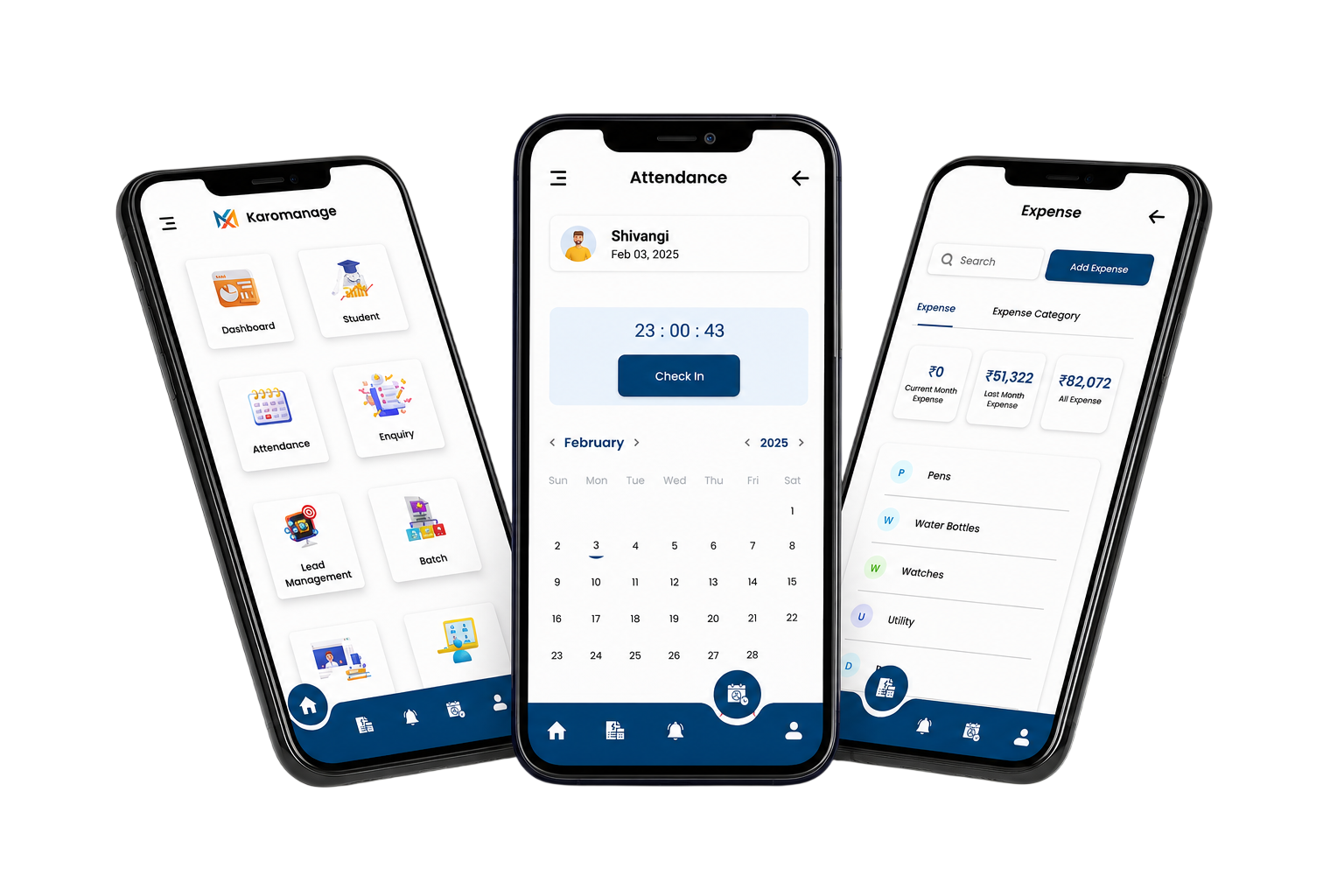 Karomanage coaching management mobile app