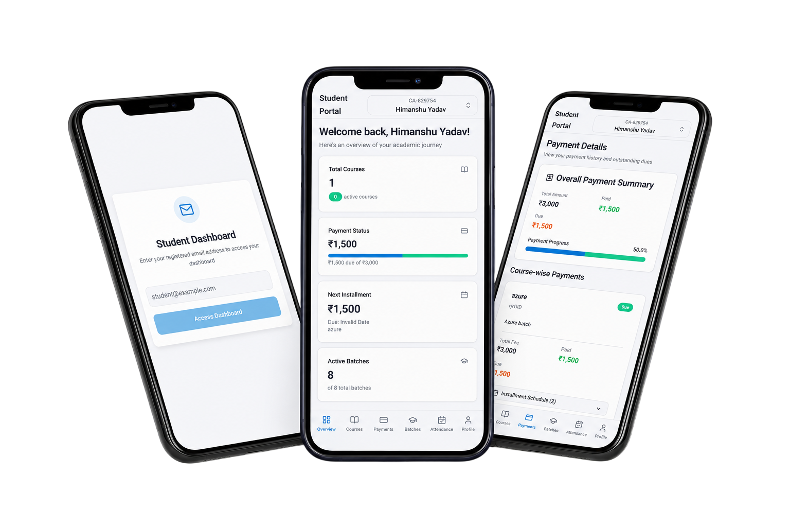 Karomanage student and parent portal mobile app